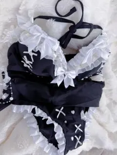 フリル水着 キラキラ