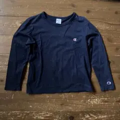 チャンピオン 長袖カットソー 150 ネイビー　ロンT