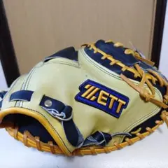 ゼットグランステイタス　古田モデル　一般軟式用キャッチャーミット　未使用タグ付きのサムネイル