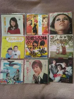 70年代 7インチ EP シングルレコード9枚 昭和レトロ