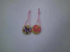 和風デザイン ヘアゴム 2個セット