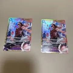 ワンピースカード　モンキー・D・ルフィ SEC デッキパーツセット