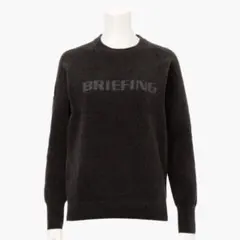 新品　BRIEFING MOLE YARN LOGO CREWNECK KNIT