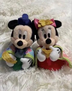 ディズニーリゾート ミッキー＆ミニーひな祭り ぬいぐるみバッジ