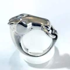 サイズ49【極美品　国内エルメス購入】　エルメス　シルバーリング　ギャロップ　馬 幸先良くなれと、願った日に出会った、エルメス ドゥ ギャロップリング