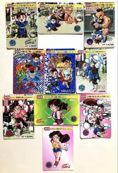 ストリートファイターⅡ カードダス　春麗　リュウ　10枚　1992年　1993年