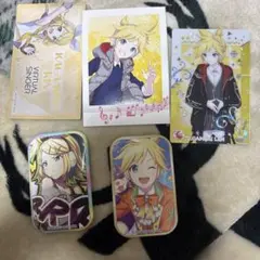 プロセカ 鏡音レン・リン 缶バッジ ぱしゃこれ アニメイト特典