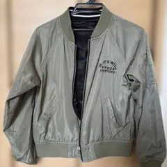 lovetoxic リバーシブルジャケット カーキ&ブラック