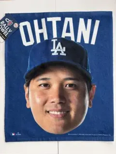 大幅値下げ【インパクト大！】大谷翔平 ドジャース ラリータオル MLB公式のサムネイル