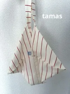 tamas タマス タルトバッグ Red stripe Mのサムネイル