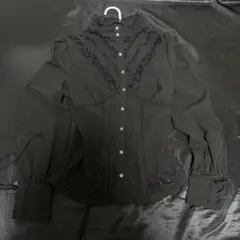 □Innocent World□トーションレースラウンドネックブラウス 長袖L
