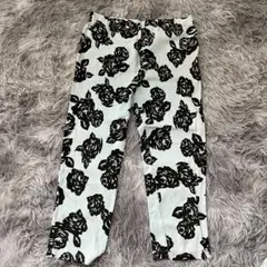 美品✨【parkgirl】バラ柄カジュアルパンツ L 大きいサイズ ウエストゴム