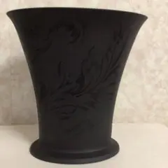 美品　ウエッジウッド　ジャスパー　ブラック　花瓶　廃盤品