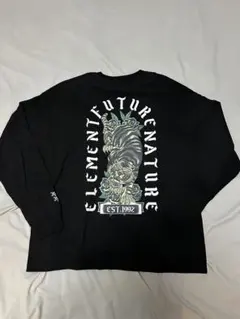 ELEMENT ロングスリーブTシャツ ブラック L