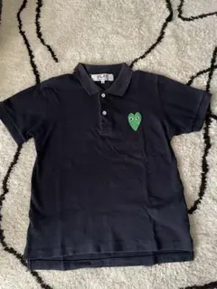 PLAY Comme des Garçons 半袖ポロシャツ M 黒 - メルカリ