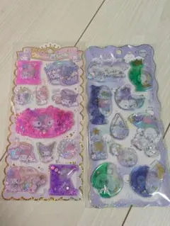 【正規品】Sanrioキラキラウォーターinシール&ウォーターシール シマエナガ