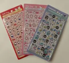 ボンボンドロップシールミニ ハローキティ はぴだんぶい 3個セット 正規品