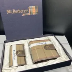 新品 希少 バーバリー Burberry 財布 4連キーケース ノバチェック