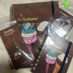 ロルバーン アメリカンスイーツ アイスクリーム　ポケット付メモ ミニ チャーム