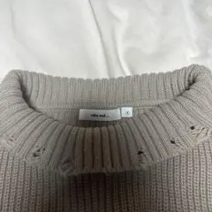UNI&aB様専用　ニコアンド　ベージュ ハイネックニット