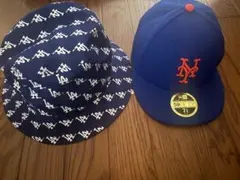NEWERA 帽子セット ブルー 新品未使用バケハ キャップ ユニセックス