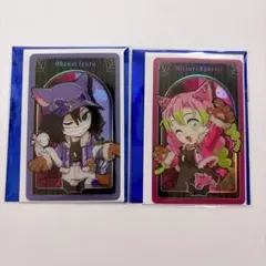 鬼滅の刃 ハロウィン 2025 ランダムメタリックカード 伊黒小芭内 甘露寺蜜璃