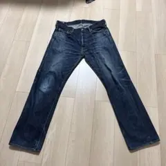桃太郎 味野本店限定 メンズ ストレートデニムパンツ インディゴブルー