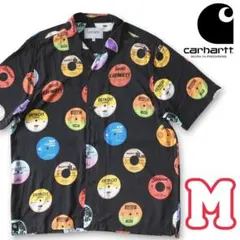 カーハートwip Carhartt wip レコード総柄 オープンカラーシャツのサムネイル