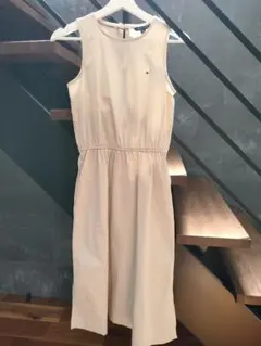TOMMY HILFIGER ベージュノースリーブワンピース XS