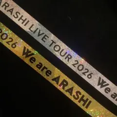 嵐ライブツアー2026 We are ARASHI 銀テープ 金銀各1本 フル - メルカリ