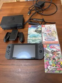 Nintendo Switch 本体 + 人気ソフト4本+周辺機器セット