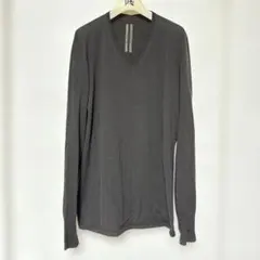 Rick Owens グレー Vネック ニット 長袖のサムネイル