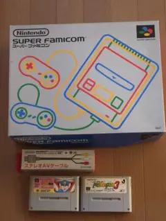 【ジャンク品】Nintendo スーパーファミコン 本体とゲームソフト2本セット