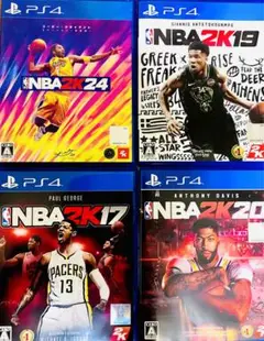 NBA 2Kシリーズ PS4 まとめ売り2K24 2K20 2K19 2K17