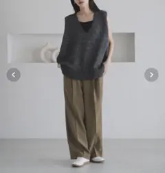 ローリーズファーム　ニットベスト　ラメ入り