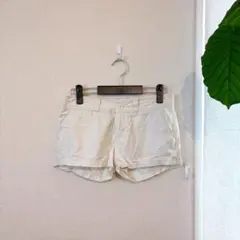 Abercrombie & Fitch ホワイトショートパンツ 【M】 白