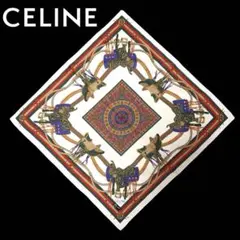 【新品未使用✨】CELINE セリーヌ 馬具モチーフ ハンカチ バンダナ