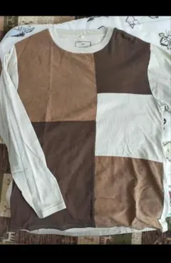 ikka　メンズ　長袖カットソー　ロングTシャツ