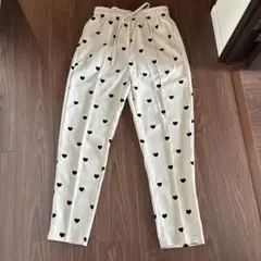 パンツ　レディース　M〜L ハート　オフホワイト　新品　ボトム