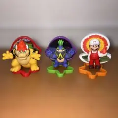 ハッピーセットスーパーマリオギャラクシークッパ ワンダークッパJrファイアマリオ