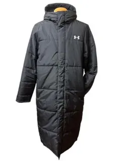 ⚫️アンダーアーマ　ベンチコート　黒　LG 新品未使用　タグ無し　自宅保管品 ⚫️アンダーアーマ ベンチコート 黒 LG 新品未使用 タグ無し 自宅保管