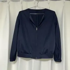 ロペピクニック　ブルゾン　ノーカラージャケット