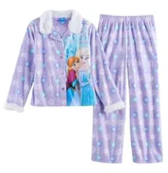 アナと雪の女王 エルサ 長袖 パジャマ サイズ8 130 未使用品 USA購入