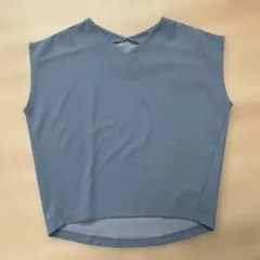 しまむら　Vネック 半袖トップス