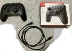 ジャンク品・分解歴なし】Nintendo Switch 純正プロコン2個セット