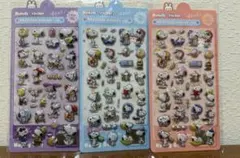 ぷっくりシール/SNOOPY/3点セット