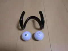 ブラック　ゴルフカートに簡単セットサブバックを吊るすホルダー　パター練習も可能