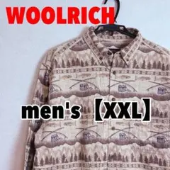A502【WOOLRICH】長袖ボタンダウンシャツ【XXL】