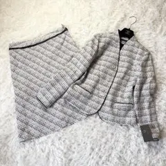 ☆タグ付き☆DANAPARIS セレモニー ノーカラー ツイード サイズ違い