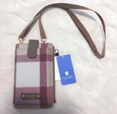 ブルーレーベルクレストブリッジ　スマホバッグ　スマホポシェット